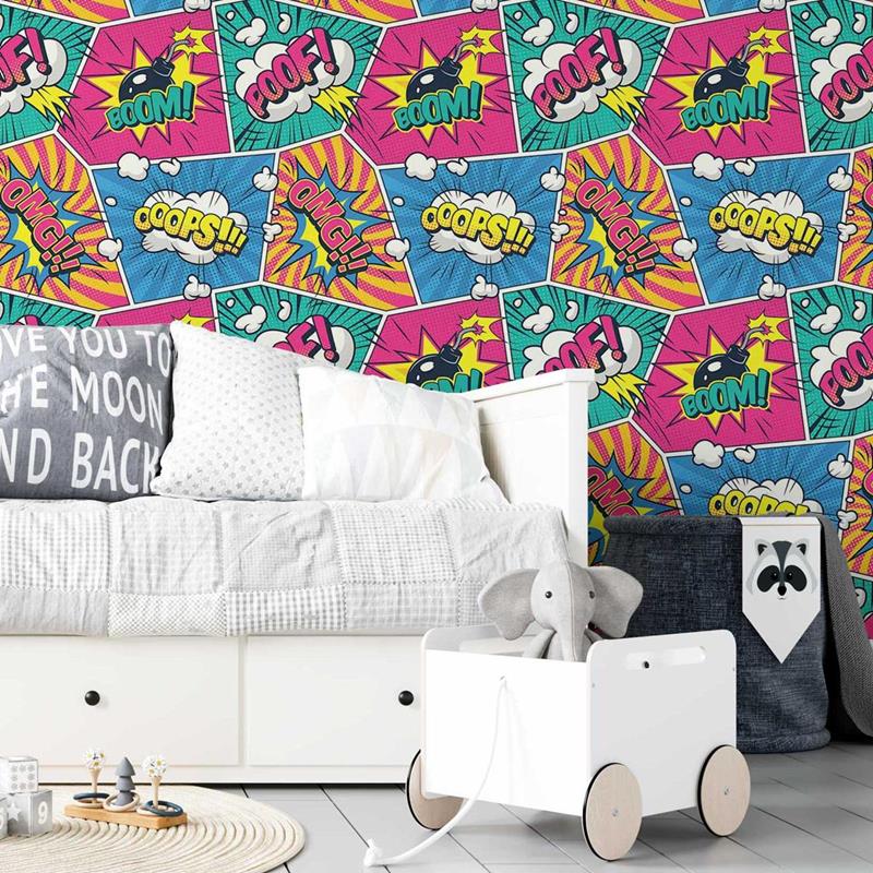 Comics Pop Art Peel & Stick Wallpaper N05011