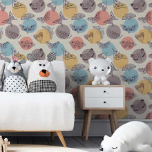 Load image into Gallery viewer, Bubbles Butterflies Peel &amp; Stick Wallpaper N05014
