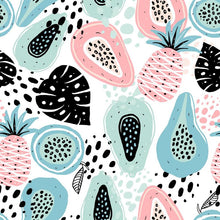 Load image into Gallery viewer, Tropical Abstracts Fruit Peel &amp; Stick Wallpaper N05017
