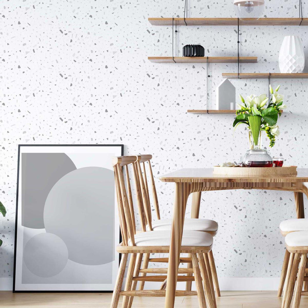 Granite Grey Peel & Stick Wallpaper N05018