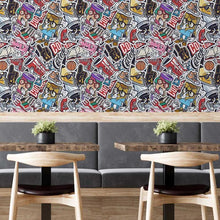 Load image into Gallery viewer, Pop Art Colorful Peel &amp; Stick Wallpaper N05020
