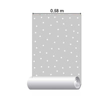 Load image into Gallery viewer, Star White and Gray Peel &amp; Stick Wallpaper N05034

