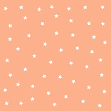 Load image into Gallery viewer, Star White and Salmon Peel &amp; Stick Wallpaper N05035
