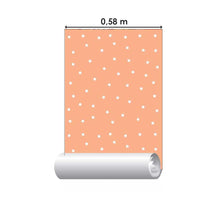 Load image into Gallery viewer, Star White and Salmon Peel &amp; Stick Wallpaper N05035
