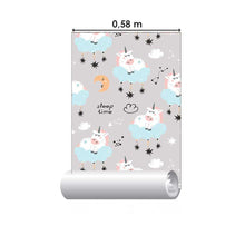 Load image into Gallery viewer, Unicorns in the Sky &amp; Stick Wallpaper N05048
