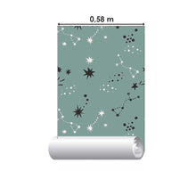 Load image into Gallery viewer, Stars and Constellations Peel &amp; Stick Wallpaper N05051
