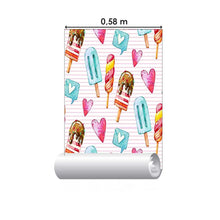 Load image into Gallery viewer, Popsicles Colorful Watercolor Peel &amp; Stick Wallpaper N05072
