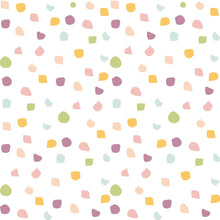 Load image into Gallery viewer, Colorful Conffeti White Peel &amp; Stick Wallpaper N05073
