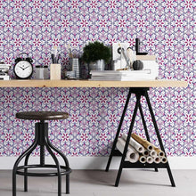 Load image into Gallery viewer, Colorful Retro Peel &amp; Stick Wallpaper N05077
