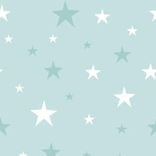 Load image into Gallery viewer, Stars Blue and White Peel &amp; Stick Wallpaper N05083
