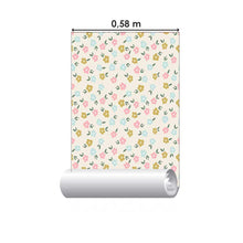 Load image into Gallery viewer, Cute Flowers Minimalist Peel &amp; Stick Wallpaper N05084
