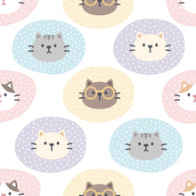 Load image into Gallery viewer, Cats Bubbles Peel &amp; Stick Wallpaper N05088
