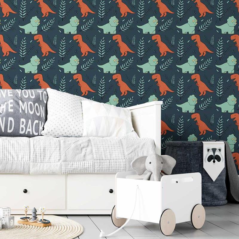 Dinosaurs Little Peel & Stick Wallpaper N05099