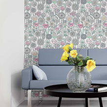Load image into Gallery viewer, Flowers Colorful Peel &amp; Stick Wallpaper N05124
