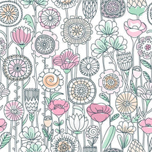 Load image into Gallery viewer, Flowers Colorful Peel &amp; Stick Wallpaper N05124
