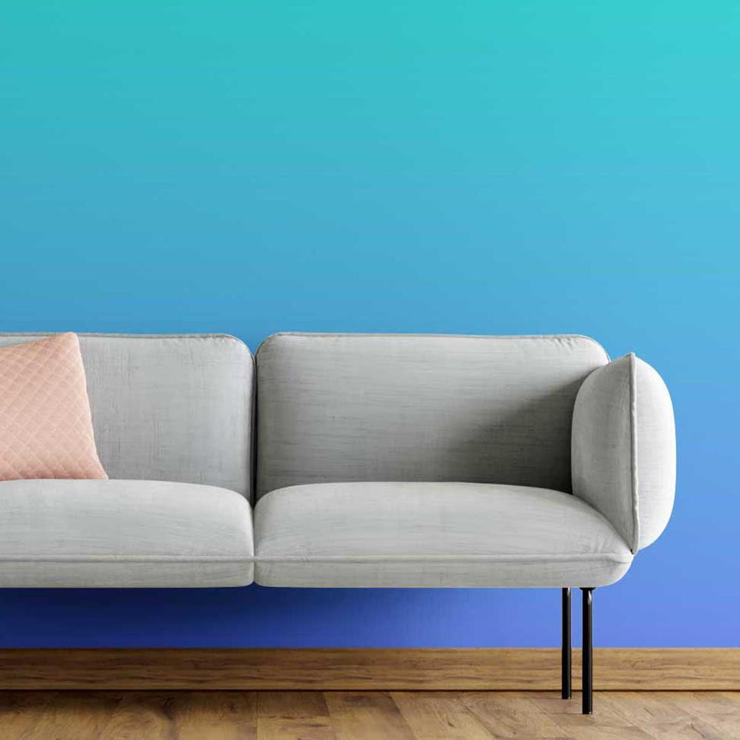 Green and Blue Bic Gradient Peel & Stick Wallpaper N05163