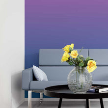 Load image into Gallery viewer, Pink and Blue Gradient Peel &amp; Stick Wallpaper N05166
