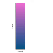 Load image into Gallery viewer, Pink and Blue Gradient Peel &amp; Stick Wallpaper N05166
