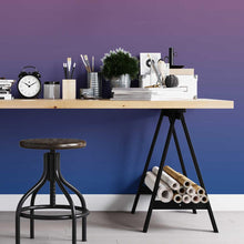 Load image into Gallery viewer, Coral and Blue Gradient Peel &amp; Stick Wallpaper N05169
