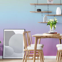 Load image into Gallery viewer, Purple Blue and Green Gradient Peel &amp; Stick Wallpaper N05177
