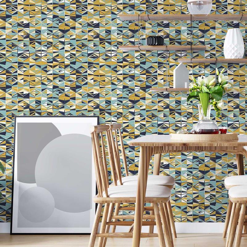 Geometric Peel & Stick Wallpaper N05187