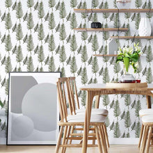 Load image into Gallery viewer, Pine Branches Minimalis Peel &amp; Stick Wallpaper N05204
