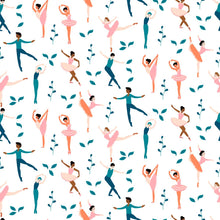Load image into Gallery viewer, Ballerinas Leaves Peel &amp; Stick Wallpaper N05206
