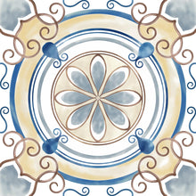 Load image into Gallery viewer, Hand Painted Delft Tile Peel &amp; Stick Wallpaper N05211

