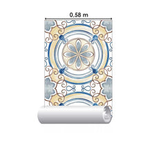 Load image into Gallery viewer, Hand Painted Delft Tile Peel &amp; Stick Wallpaper N05211

