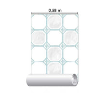 Load image into Gallery viewer, Tile Vintage Soft Blue Peel &amp; Stick Wallpaper N05212

