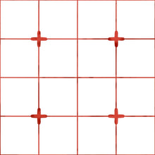 Load image into Gallery viewer, Tile Red and White Peel &amp; Stick Wallpaper N05213
