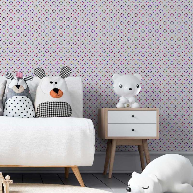 Colofur Polka Dots Peel & Stick Wallpaper N05224