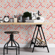 Load image into Gallery viewer, Geometric X Peel &amp; Stick Wallpaper N05229
