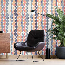 Load image into Gallery viewer, Retro Colorful Geometric Peel &amp; Stick Wallpaper N05230
