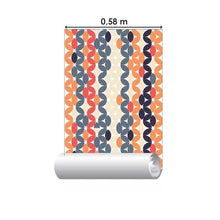 Load image into Gallery viewer, Retro Colorful Geometric Peel &amp; Stick Wallpaper N05230
