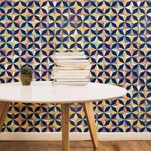 Load image into Gallery viewer, Retrô Geometric Colorful Peel &amp; Stick Wallpaper N05234
