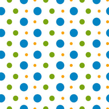 Load image into Gallery viewer, Blue Polka Dots Peel &amp; Stick Wallpaper N05237
