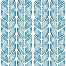 Load image into Gallery viewer, Watercolor Leaves Peel &amp; Stick Wallpaper N05245
