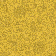 Load image into Gallery viewer, Floral Indian Yellow Peel &amp; Stick Wallpaper N05249
