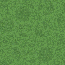 Load image into Gallery viewer, Floral Indian Green Peel &amp; Stick Wallpaper N05250
