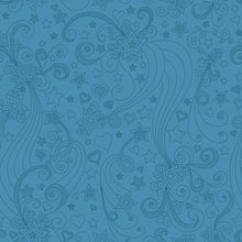 Load image into Gallery viewer, Stars and Blue Hearts Peel &amp; Stick Wallpaper N05252
