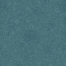 Load image into Gallery viewer, Floral Blue Peel &amp; Stick Wallpaper N05253
