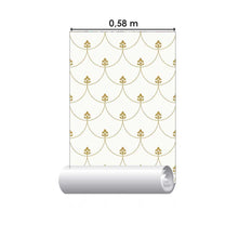 Load image into Gallery viewer, Lily Flowers and Mermaid Tail Peel &amp; Stick Wallpaper N05269
