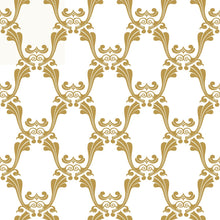 Load image into Gallery viewer, Golden Damask Peel &amp; Stick Wallpaper N05273
