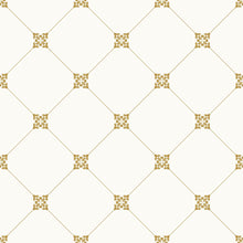 Load image into Gallery viewer, Tile Vintage Golden Peel &amp; Stick Wallpaper N05276
