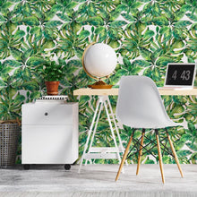 Load image into Gallery viewer, Tropical Leaves Peel &amp; Stick Wallpaper N06003
