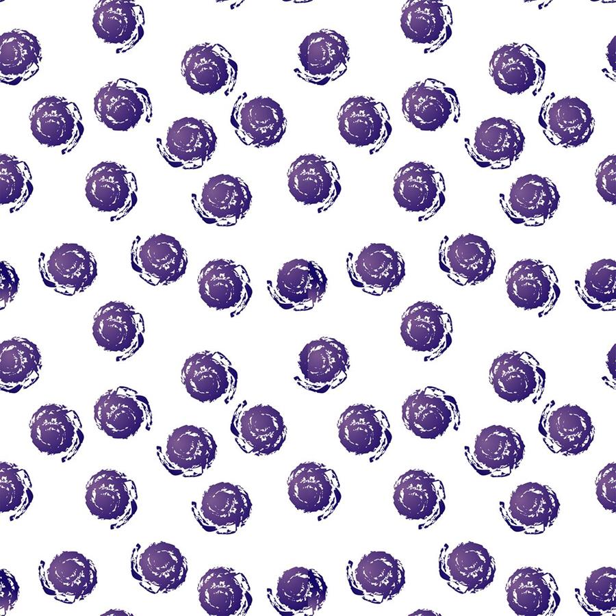 Dark Blue Chalk Polka Dots Peel & Stick Wallpaper N06029