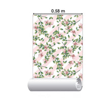 Load image into Gallery viewer, Striped and Floral Peel &amp; Stick Wallpaper N06031
