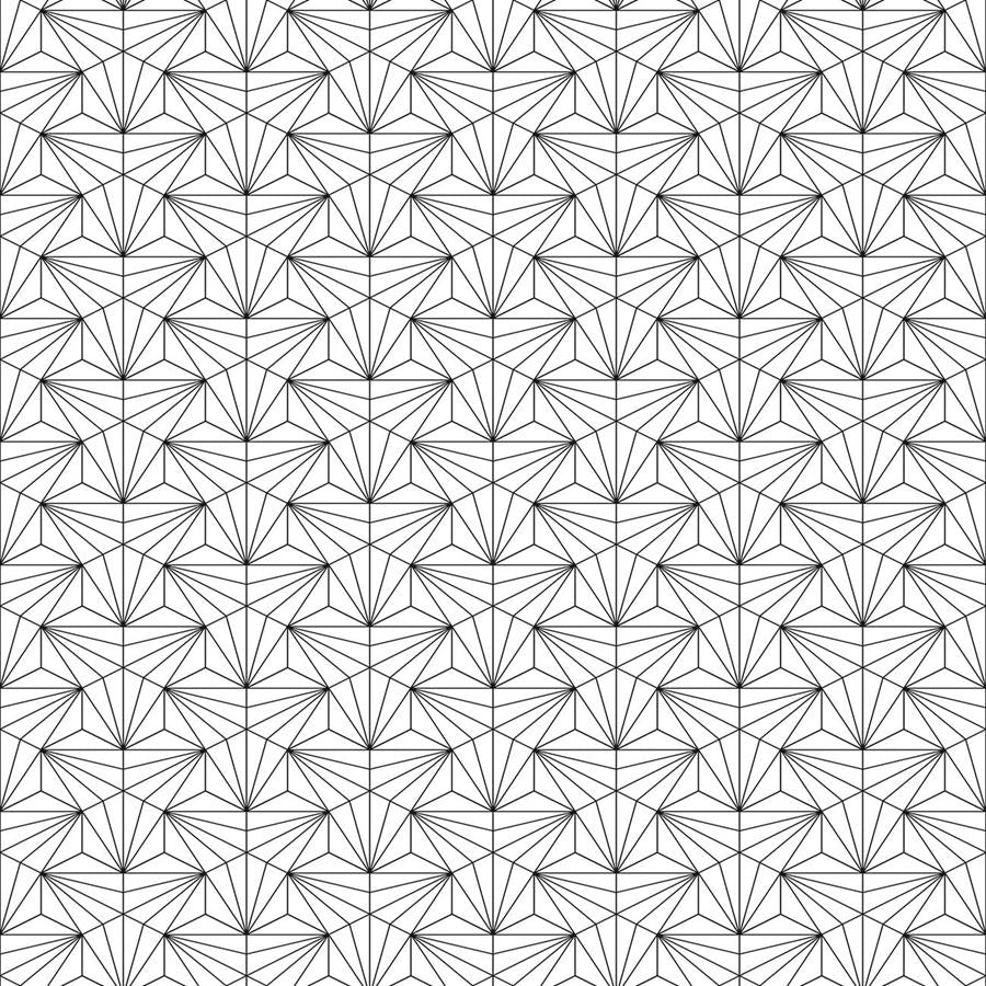 Geometric Modern Peel & Stick Wallpaper N06034