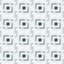 Load image into Gallery viewer, Geometric Blue and Gray Peel &amp; Stick Wallpaper N06079
